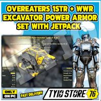 Overeaters 1STR + WWR Excavator Power Armor SET with JETPACK - image