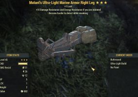 Mutant’s Sneak Marine Armor [Action Point refresh speed] Mutant’s Marine Armor Set + Helmet - image