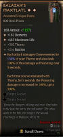2GA BALAZAN'S MAXTLATL *Dexterity/*Maximum Life + High Aspect 130% - image