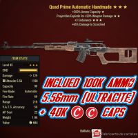 QE 3E HANDMADE / QUAD EXPLOSIVE + 40,000 CAPS - image