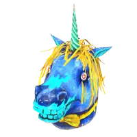⭐Fasnacht Glowing Unicorn Mask [Fast Delivery]⭐ - image