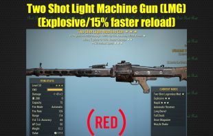 Two Shot Light Machine Gun (LMG) (Explosive/15% faster reload) - image