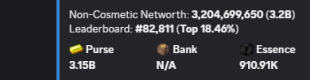 4.2b UNSOULBOUND 3.2b in purse & 1b in auctions profile [0.1% BAN RISK] NO COOP - image