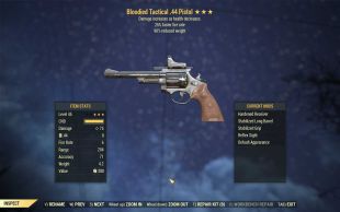 Bloodied .44 Pistol (25% faster fire rate, 90% reduced weight) - image