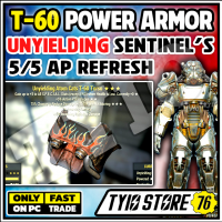Unyielding Sentinel T-60 Power Armor Set 6/6 ap  [ T-60 Power Armor ] - image