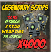 X100 RANDOM 3 STAR WEAPON [4000 LEGENDARY SCRIP] - image