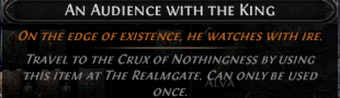 RISE OF THE ABYSSAL AN AUDIENCE WITH THE KING PINNACLE BOSS OF RITUAL SKILL POINT SUMMONING MATERIAL - image