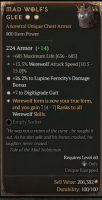 2GA Mad Wolf's Glee (Max Aspect) ✱+7 Digitigrade Gait ✱26.2% Lupine Ferocity's Damage - image