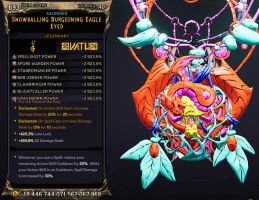 ⭐[MODDED] L40 GODLY AMULET - 2923% POWER ALL CLASSES - 420% LUCK, 455% ALL DMG - ENCHANTEDx2⭐ - image