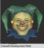 Fasnacht Glowing Jester Mask - image