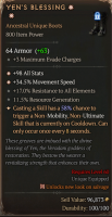 2GA YEN'S BLESSING *All Stats/*Movement Speed + High Aspect 58% - image