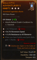 S9 - 3GA Boots + Willpower/ Movement Speed/ Resistance to All Elements - image