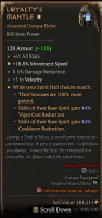 1GA LOYALTY'S MANTEL *Movement Speed + High Aspect - image