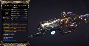 ⭐[MODDED] L40 LIVE WIRE - 19.701 DMG (+24.823/S LIGHT DMG) - 11.08 FR - 1.5S RELOAD - ENCHANTEDx3⭐ - image