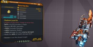 ⭐⭐⭐[PC/XB/PS] M10/L72 - RECURRING HEX 114.571 DMG / 714 RADIUS (122% CRYO EFF) - 3 SPLITS,9 MIRV⭐⭐⭐ - image