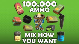 100.000 Ammo of Your Choice (Railway spike/5.56/.45/5mm/Fuel/Fusion Cells/Cryo Cell/Plasma and etc.) - image