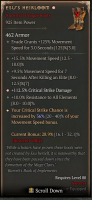 1GA 925+112.5%Critical Strike Damage/+36% Movement Speed bonus ESU'S HEIRLOOM Ancestral Unique Boots - image