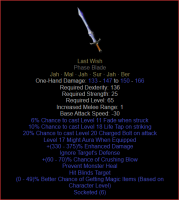 [PC - Ladder Softcore] Runeword: Last Wish Phase Blade (Unmade) - Ladder Season 8 - image