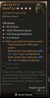 SEASON 10 100% PERFECT 4 GA LOYALTY'S MANTLE EVADE EAGLE SPIRITBORN HELM 4GA LOYALTY'S MANTLE - image
