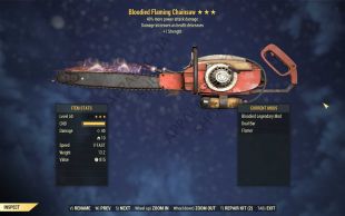 Bloodied Chainsaw (+40% damage PA, +1 Strength) - image