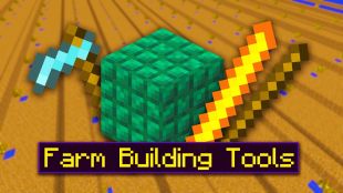 Everything you'll need to build a farm! Includes Builder Wand, t2 hoe of your choice, and way more! - image