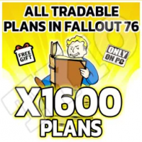 ALL TRADABLE PLANS in Fallout 76 X1600 PLAN - image
