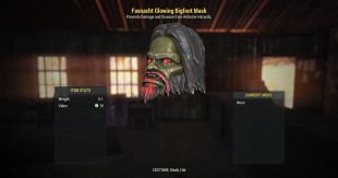 Fasnacht Glowing Bigfoot Mask - image
