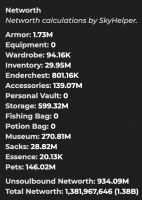 ★ ~1.4B NW | ~181M PURSE (16M IN MINIONS) | FAST SKILLS | 24 MINION SLOTS | PROFILE - image