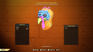 [XBOX] Fasnacht Glowing Turkey Mask - image