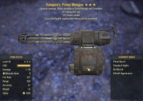 Vampire's Minigun [25% faster fire rate | 15% faster reload] - image