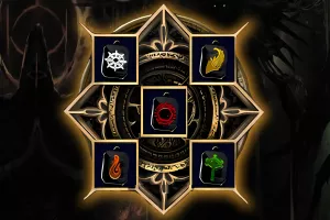 (BUNDLE MAP 5 Way ) Timeless Eternal Emblem + Karui + Vaal + Templar + Maraketh Emblem - image