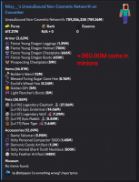 ★ SPECIAL ~1.12B NW | ~978M PURSE (~360M COINS IN MINIONS) |  FAST SKILLS | 20 MINION SLOTS| PROFILE - image