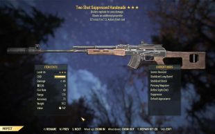 Two Shot Explosive Handmade (25% less VATS AP cost) - image