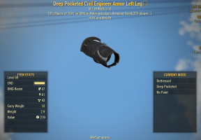 Civil Engineer full modded armor set + 15 legendary mod boxes at your choice [1-3 star] - image