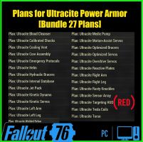 Plans for Ultracite Power Armor [Bundle 27 Plans] - image