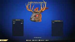 Fasnacht Glowing Jackalope Mask - image
