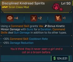 ⭐L50 KINDRED SPIRITS +4 GRAVE CURRENT, +2 GRAVE SUSTENANCE, +1 GRAVE COMMAND, -33% CMD CD, -22% DMG - image