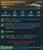 ⭐[MODDED] L50 STRAY - 252K DPS - 6.8s FR - 0.7s RELOAD - MUTUALISM - ASYMPTOTIC - LASER 144K DMG/2s⭐ - image
