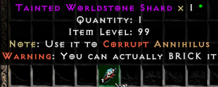 Tainted worldstone shard// TWSS Project diablo 2 season 11 - image