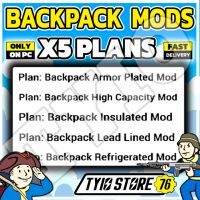 BACKPACK MODS ALL 5 PLANS [Fast Delivery] - image