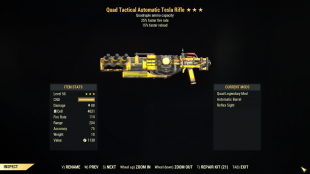 [PC] Quad Tesla Rifle (+25% Weapon Speed / +15% faster reload) - image