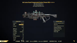 [PC] Anti-armor Enclave Plasma Rifle (+50% Critical Damage / 25% less VATS AP cost) AA5025 - image