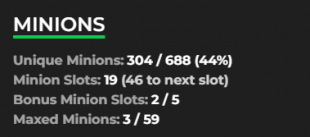 ⚡ HYPIXEL SKYBLOCK ISLAND / PROFILE WITH NETWORTH 1.62B ALL UNSOUL & 21 MINIONS  | 0% BAN RISK ⚡ - image