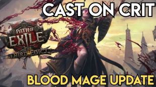 ✅Cast On Crit Lightning Warp BloodMage Endgame Build - Path of Exile 2 Rise of the Abyssal - image