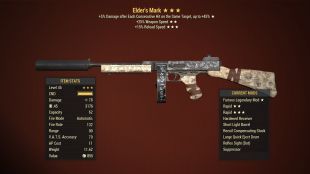[PS] Furious Elder's Mark Submachine Gun (+25% Weapon Speed/+15% Reload Speed) - image