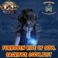 Build Forbidden Rite of Soul Sacrifice Occultist Mirror Setup| PoE: Mercenaries – Secrets - image