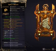 ⭐[MODDED] L40 GARLIC BREATH - 156.490 DMG - 13987% SPELL DMG - 2 CHARGES - 11.8s CD - 75% RADIUS!⭐ - image