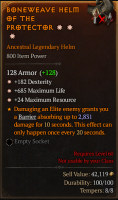 ✅Season 6✅800IP✅Legendary Helm✅3GA✅Maximum Life/ Dexterity/ Cooldown Reduction - image