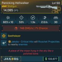 ⭐[MODDED] L50 HELLWALKER - 14.085 DPS - 30 MAG SIZE - 53% ACC - 1.3s RELOAD - 2.0/s FIRE RATE!⭐ - image
