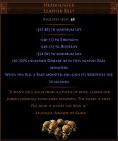 Headhunter Leather Belt (Non-Corrupted) - image